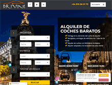 Tablet Screenshot of drivine.com